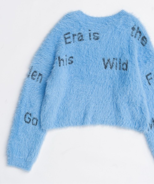 Shaggy Logo Knit Tops/シャギーロゴニット（ニット/セーター