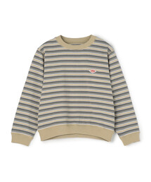 KIDS' LONG SLEEVE SWEAT T-SHIRT STRIPE