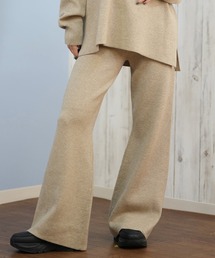 RIKKA FEMME/リッカファム リブニットパンツ ロングパンツ ロンパン RF25FW14