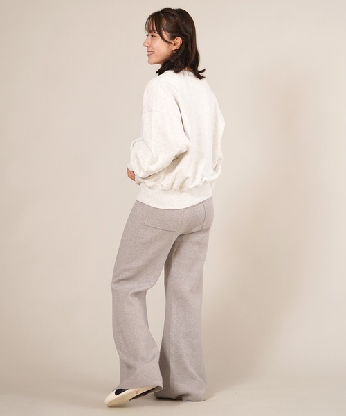 ムラサキスポーツ(ムラサキスポーツ)の「RIKKA FEMME/リッカファム リブニットパンツ ロングパンツ ロンパン RF25FW14(その他パンツ・レディース・ブラウン/ベージュ/グレー・FREE)」の9枚目の写真