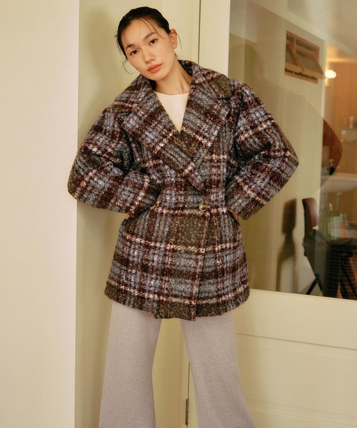 ムラサキスポーツ(ムラサキスポーツ)の「RIKKA FEMME/リッカファム リブニットパンツ ロングパンツ ロンパン RF25FW14(その他パンツ・レディース・ブラウン/ベージュ/グレー・FREE)」の4枚目の写真
