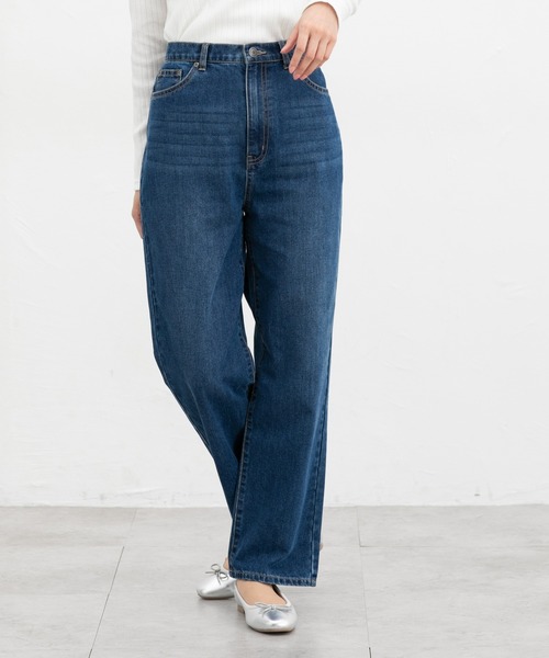 レギュラーストレート（股下70cm）（デニムパンツ）｜Honeys