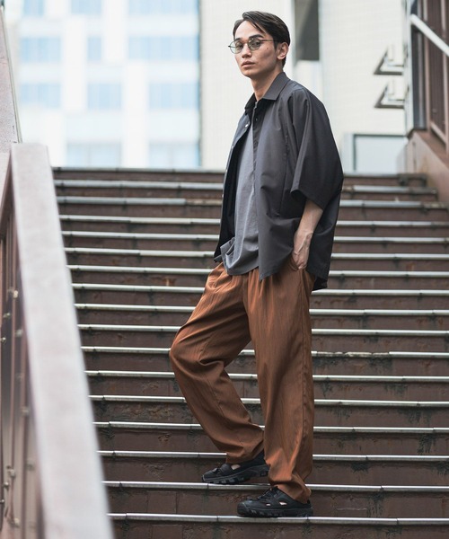 LAKOLE(ラコレ)の「【セットアップ可】冷感ワッシャーパンツ / 586870(その他パンツ・メンズ・ブラック/ブラウン/グレー・LARGE/MEDIUM)」の6枚目の写真