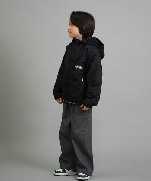 THE NORTH FACE(ザノースフェイス)の「THE NORTH FACE/ザ・ノース・フェイス COMPACT NOMAD JK キッズ ジャケット NPJ72551(マウンテンパーカー・キッズ・ブラック/コーラル/グリーン・160cm/150cm/140cm/130cm)」の7枚目の写真