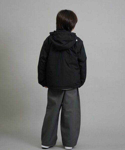 THE NORTH FACE(ザノースフェイス)の「THE NORTH FACE/ザ・ノース・フェイス COMPACT NOMAD JK キッズ ジャケット NPJ72551(マウンテンパーカー・キッズ・ブラック/コーラル/グリーン・160cm/150cm/140cm/130cm)」の4枚目の写真