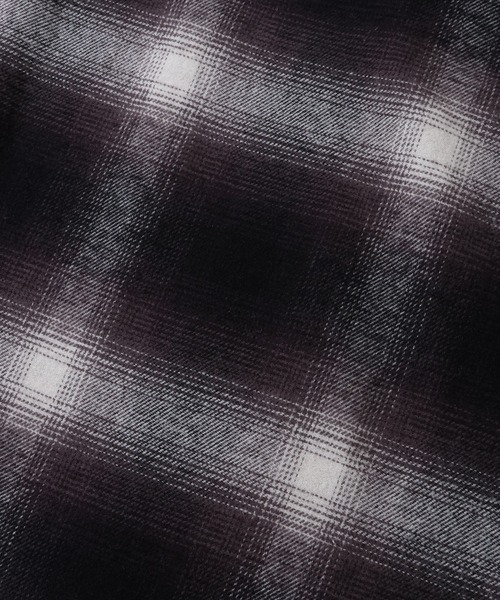 Dickies（ディッキーズ）の「【GENUINE DICKIES/ジェニュインディッキーズ】両面起毛 チェーン刺繍 ネルチェックシャツ（シャツ/ブラウス・メンズ・グリーン系その他/レッド系その他/オレンジ系その他/ブラック系その他・XL/M/L）」の8枚目の写真