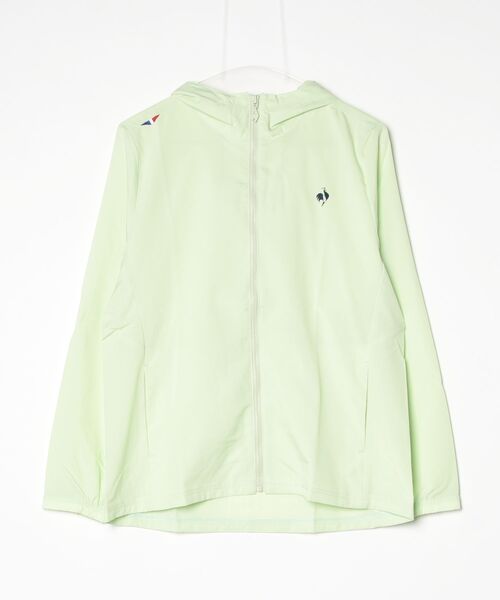 le coq sportif(ルコックスポルティフ)の「【ルコックスポルティフ】吸汗速乾/ストレッチ/UVカット防風クロスジャケット(ナイロンジャケット・レディース・ブルー/ネイビー/ピンク/ベージュ/グリーン・S/M/L/XL)」の3枚目の写真