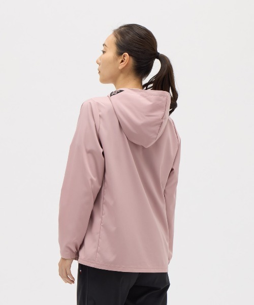 le coq sportif（ルコックスポルティフ）の「【ルコックスポルティフ】吸汗速乾/ストレッチ/UVカット防風クロスジャケット（ナイロンジャケット・レディース・ブルー/ネイビー/ピンク/ベージュ・S/M/L/XL）」の8枚目の写真