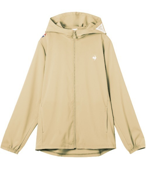 le coq sportif（ルコックスポルティフ）の「【ルコックスポルティフ】吸汗速乾/ストレッチ/UVカット防風クロスジャケット（ナイロンジャケット・レディース・ブルー/ネイビー/ピンク/ベージュ・S/M/L/XL）」の17枚目の写真
