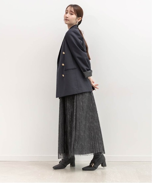RANDA(ランダ)の「バックルベルトニットドッキングブーツ(ブーツ・レディース・ダークグレー/ダークブラウン/ブラック・S/M/L/LL)」の12枚目の写真