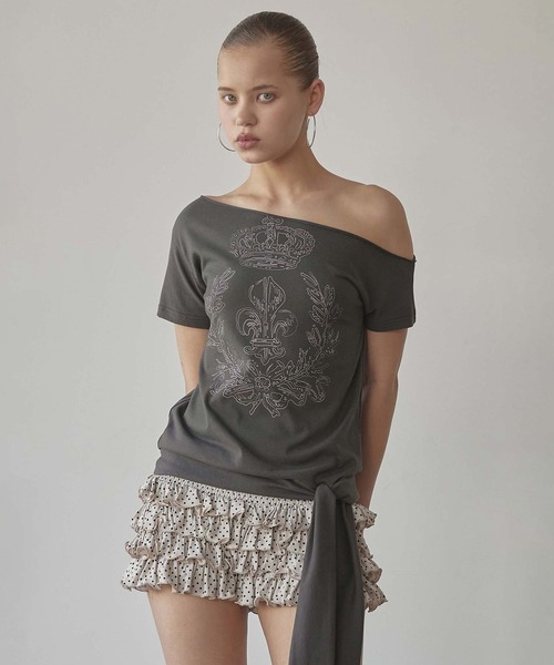 トップス sculptor chateau shithole tie tee セール】Chateau Shithole Tie Tee（Tシャツ/カットソー