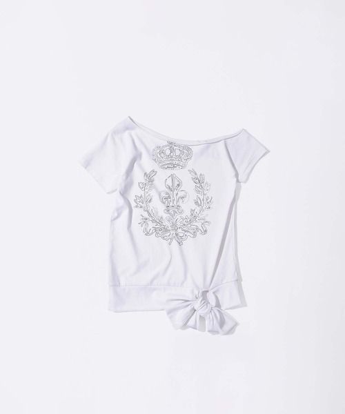 SCULPTOR(スカルプター)の「Chateau Shithole Tie Tee(Tシャツ/カットソー・レディース・チャコール/ホワイト/ピンク・X-SMALL/SMALL/MEDIUM/LARGE)」の13枚目の写真