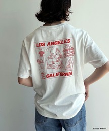 《Barbie×ELLEgirl》 バックロゴTシャツ