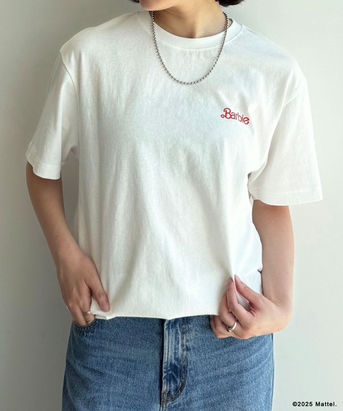 ELLEgirl（エルガール）の「《Barbie×ELLEgirl》 バックロゴTシャツ（Tシャツ/カットソー・レディース・オフホワイト・FREE）」の4枚目の写真