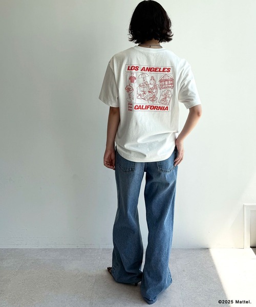 ELLEgirl（エルガール）の「《Barbie×ELLEgirl》 バックロゴTシャツ（Tシャツ/カットソー・レディース・オフホワイト・FREE）」の5枚目の写真