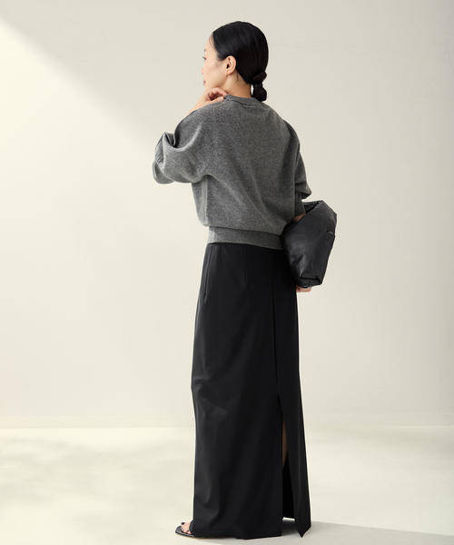 〈ふーか〉プラージュ R'IAM ダイバータイトスカート　ブラウン　38 プラージュ Plage 《追加予約》R'IAM ダイバータイトスカート