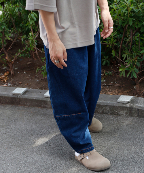 WISM（ウィズム）の「subtlebody / サトルボディ Inner Workwear Jeans（デニムパンツ・メンズ・ネイビー・MEDIUM/LARGE）」の9枚目の写真