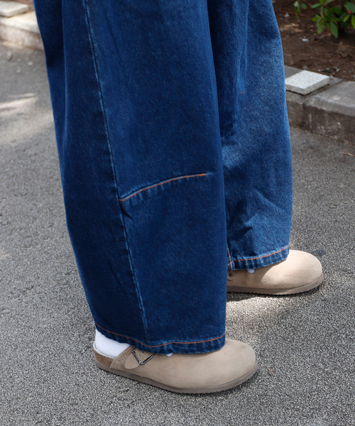 WISM（ウィズム）の「subtlebody / サトルボディ Inner Workwear Jeans（デニムパンツ・メンズ・ネイビー・MEDIUM/LARGE）」の11枚目の写真