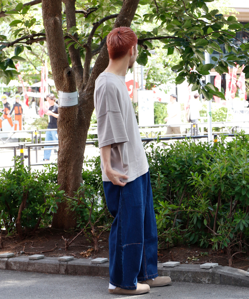 WISM（ウィズム）の「subtlebody / サトルボディ Inner Workwear Jeans（デニムパンツ・メンズ・ネイビー・MEDIUM/LARGE）」の13枚目の写真