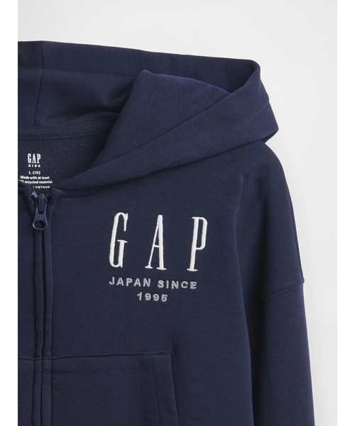 セール】30th アニバーサリー フレンチテリー GAPロゴ ジップアップ