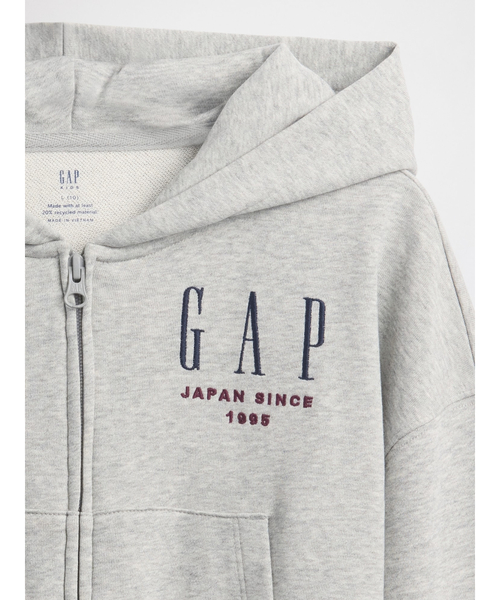 30th アニバーサリー フレンチテリー GAPロゴ ジップアップ