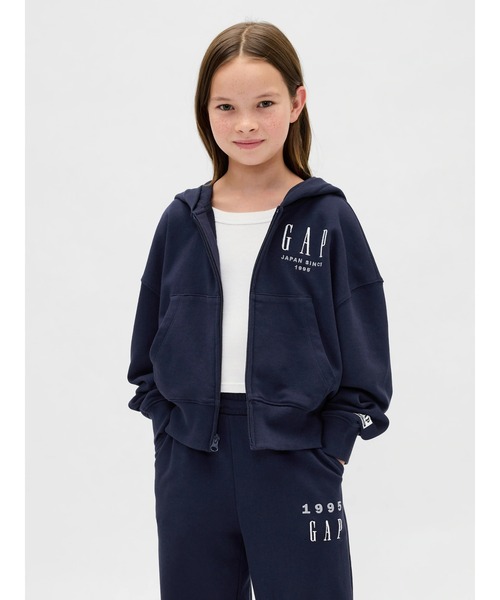 セール】30th アニバーサリー フレンチテリー GAPロゴ ジップアップ