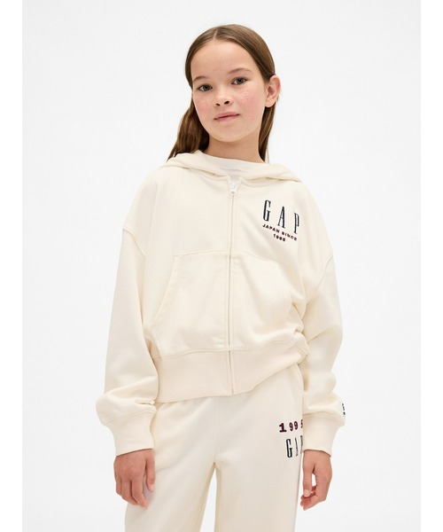セール】30th アニバーサリー フレンチテリー GAPロゴ ジップアップ