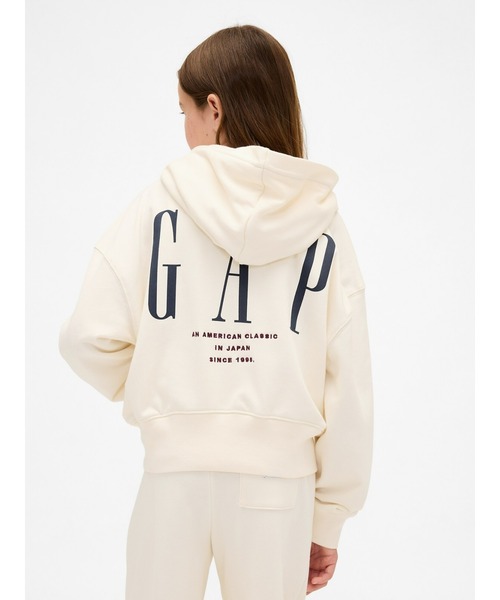 セール】30th アニバーサリー フレンチテリー GAPロゴ ジップアップ