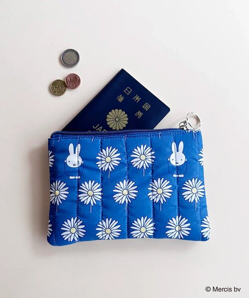 Dick Bruna/ミッフィー】キルティングフラットポーチ（ポーチ