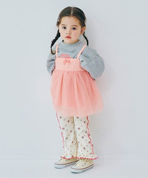 2点セット☆送料無料☆ピンクの水玉ボレロ風スタイ&ふりふりベビーパンツ 2点セット☆送料無料☆ピンクの水玉ボレロ風スタイ&ふりふり