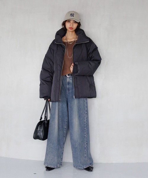 PAGEBOY（ページボーイ）の「サステナウォームナカワタブルゾン