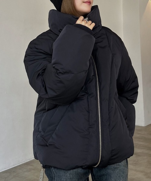 PAGEBOY サステナウォームナカワタブルゾン グレー 【 新品 タグ付き】 PAGEBOY（ページボーイ） ブルゾン アウター サステナウォームナカワタ