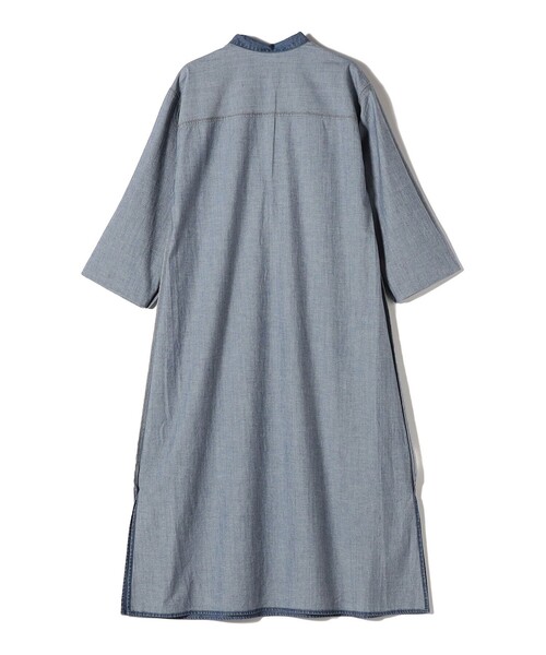 SHIPS（シップス）の「【WEB限定】〈洗濯機可能〉スキッパー デニム ワンピース（ワンピース・レディース・ブルー/ネイビー・ONE SIZE）」の18枚目の写真