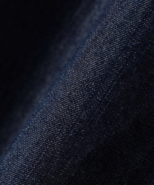 SHIPS（シップス）の「【WEB限定】〈洗濯機可能〉スキッパー デニム ワンピース（ワンピース・レディース・ブルー/ネイビー・ONE SIZE）」の3枚目の写真