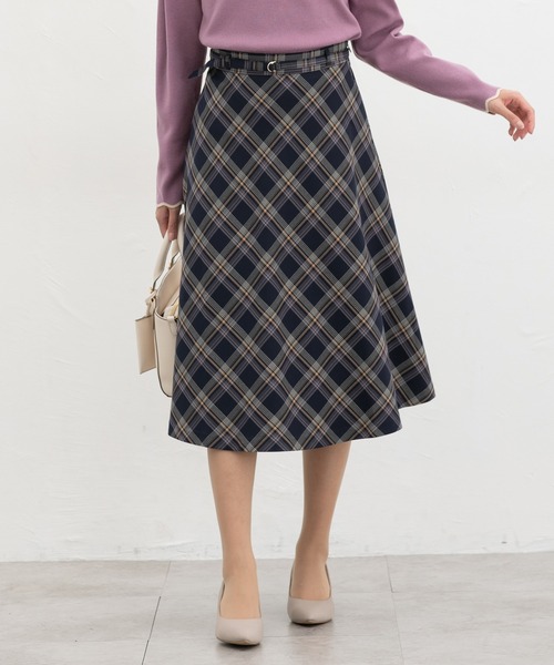 バーバリー　チェック柄フレアスカート　38 Mサイズ★ チェック柄フレアスカート（スカート）｜Honeys（ハニーズ）の