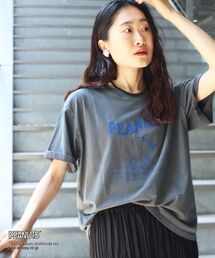le.coeur blanc | 【PEANUTS】ピグメントTシャツ(Tシャツ/カットソー)