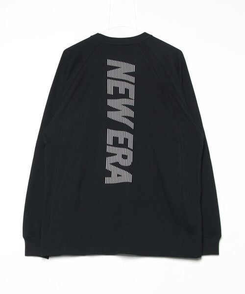 NEW ERA（ニューエラ）の「ニューエラ  LS OS PF T（Tシャツ/カットソー・メンズ・ブラック・M/L/LL）」の2枚目の写真