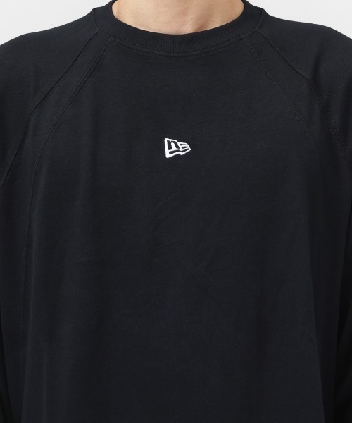 NEW ERA（ニューエラ）の「ニューエラ  LS OS PF T（Tシャツ/カットソー・メンズ・ブラック・M/L/LL）」の4枚目の写真