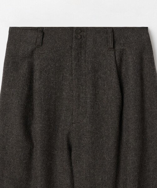 LOISIR(ロワズィール)の「エステルウールエターミンクロップドパンツ(その他パンツ・レディース・ブラウン・40/38/36)」の6枚目の写真