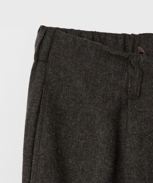 LOISIR(ロワズィール)の「エステルウールエターミンクロップドパンツ(その他パンツ・レディース・ブラウン・40/38/36)」の5枚目の写真
