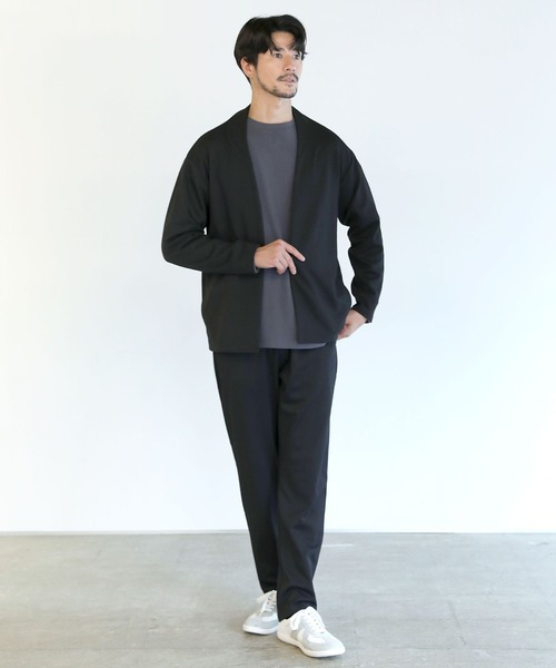 SPU（スプ）の「抗菌防臭ワッフルクルーネック＆ヘンリーネックロンT（Tシャツ/カットソー・メンズ・ホワイト/ブラック系/チャコール/ホワイト系/ブラック/グレー系・S/M/L/XL）」の13枚目の写真