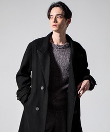 CLEL（クレイル）の「【CLEL】Wool Blend Tech Melton Double Chester Coat   ウールブレンドテックメルトンダブルチェスターコート（チェスターコート）」