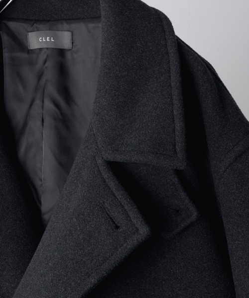 CLEL（クレイル）の「【CLEL】Wool Blend Tech Melton Double Chester