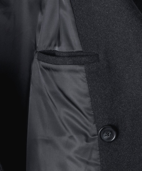 セール】【CLEL】Wool Blend Tech Melton Double Chester Coat