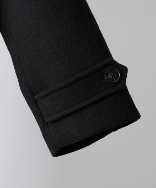 セール】【CLEL】Wool Blend Tech Melton Double Chester Coat