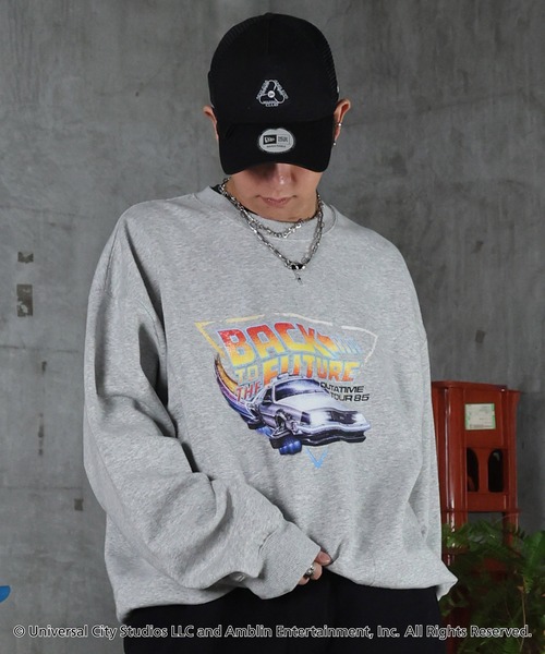 ILL'S(イルズ)の「【retro movie】Back to the future / Jurassic Park ヴィンテージライク レトロ映画 プリントスウェット メンズ レディース ユニセックス(スウェット・メンズ・ブラウン/ブラック/チャコールグレー/アッシュグレー・M/L)」の3枚目の写真
