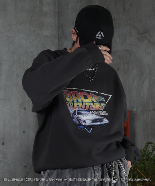 ILL'S(イルズ)の「【retro movie】Back to the future / Jurassic Park ヴィンテージライク レトロ映画 プリントスウェット メンズ レディース ユニセックス(スウェット・メンズ・ブラウン/ブラック/チャコールグレー/アッシュグレー・M/L)」の14枚目の写真