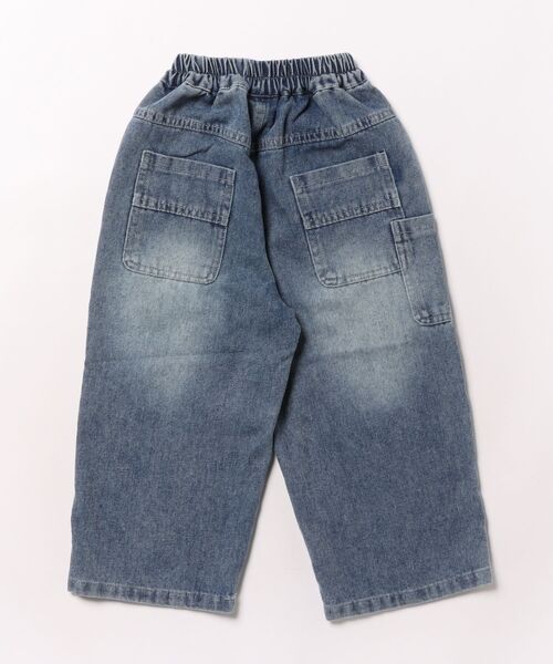 Bambin(ボンバン)の「【 Bambin / ボンバン 】 ヴィンテージカラー ペインター デニムパンツ(デニムパンツ・キッズ・ブルー・100/110/120/130)」の7枚目の写真