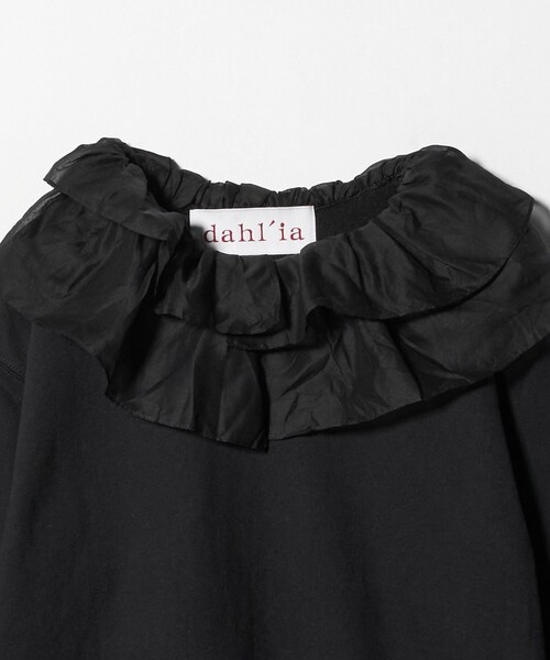 セール】＜dahl'ia＞リメイクフリル スウェットプルオーバー