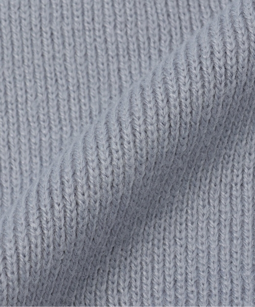 X-girl Stages（エックスガールステージス）の「ラインストーンロゴニットビーニー（ニットキャップ/ビーニー・キッズ・ライトブルー/ブラック・F）」の6枚目の写真